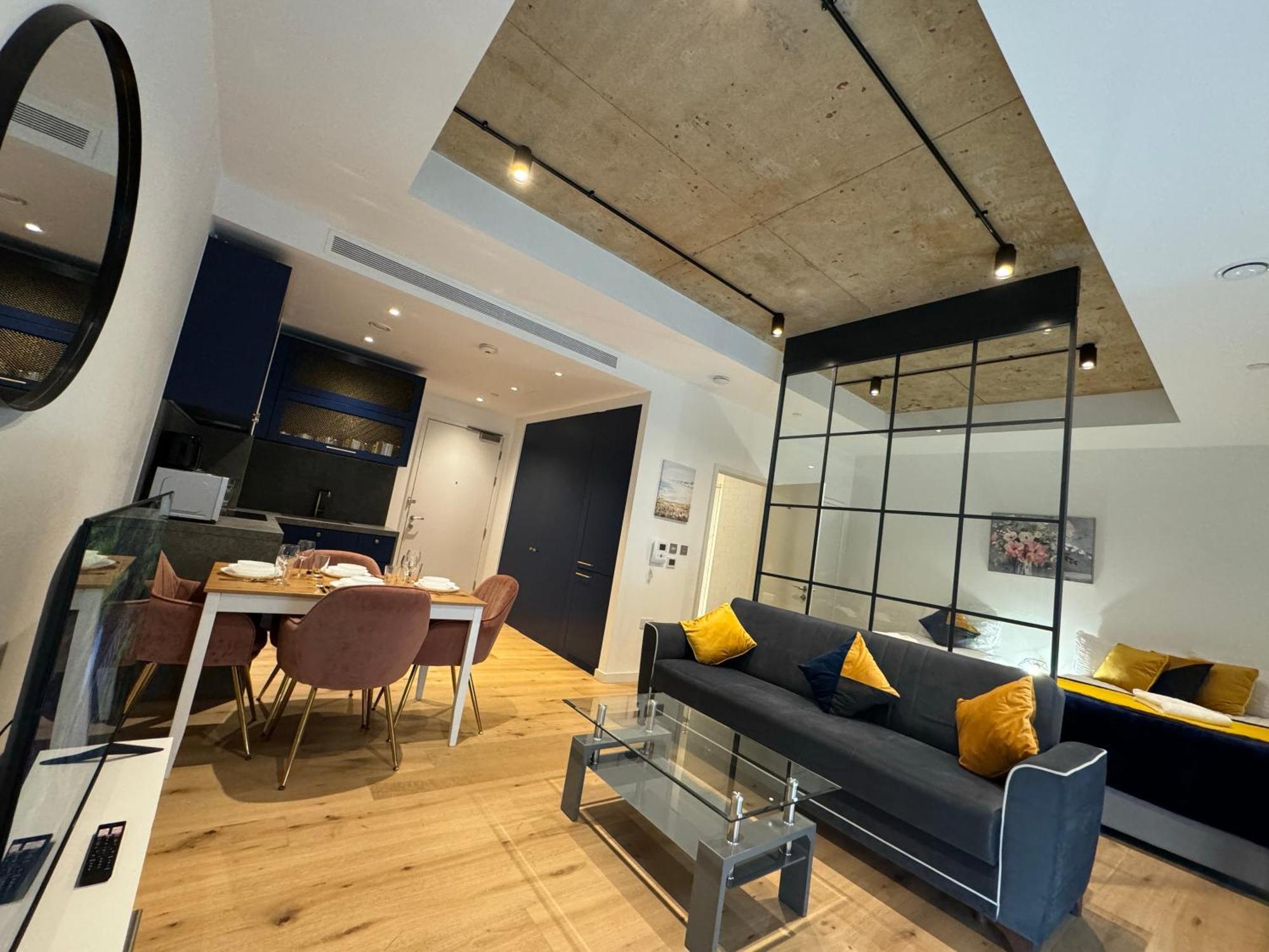 London Luxury Flat With Balcony, River View, O2 Arena, Excel, Canary Wharf, Station Apartamento Exterior foto